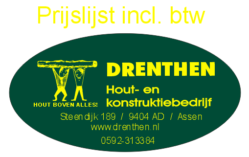 bom Briesje Verplaatsbaar Particulier - Drenthen Hout & Constructiebedrijf